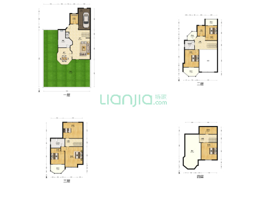 美之园东区 8室2厅3卫 277平方