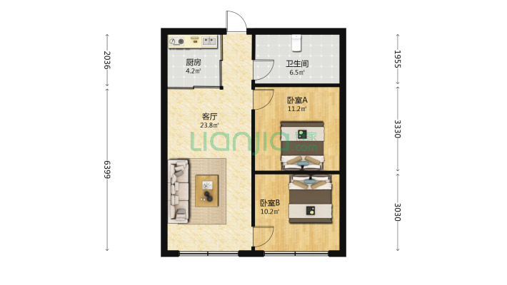 临沂商城二手房实景图