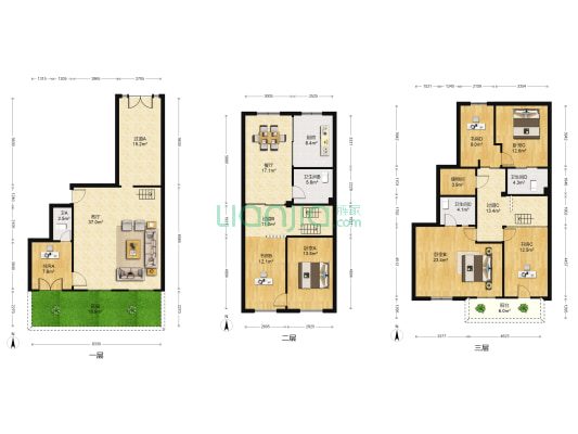 深港花园南区 7室2厅4卫 218平方