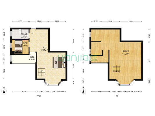 东润豪庭一期 1室1厅1卫 110平方