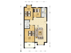 名流枫景洋房 南北通透三居 好楼层-涿州名流枫景洋房户型图