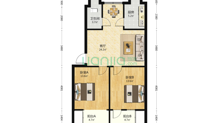 建安小区二手房实景图