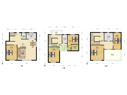 保利康桥郡 5室1厅3卫 234平方