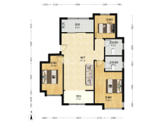 高铁通勤方便！南北通透精装自住标准，拎包入住！-涿州中国铁建樾府国际户型图