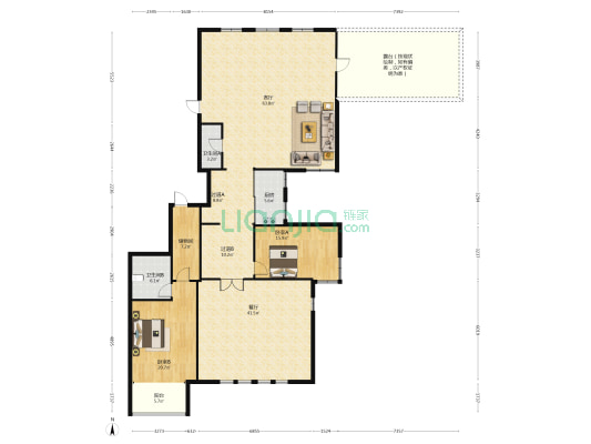 国贸中心 2室2厅2卫 267平方