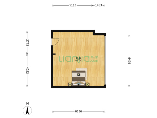 大明宏信·锦南玺 1室0厅0卫 80平方