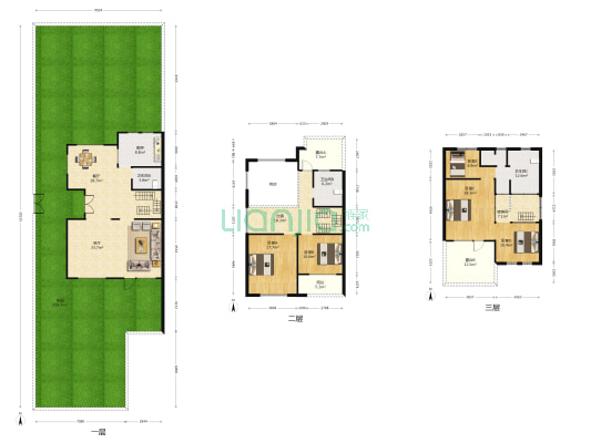 艺城南区 5室2厅3卫 221平方