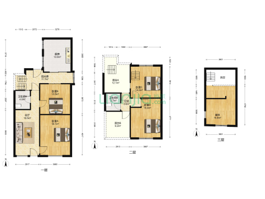  4室1厅2卫 99平方