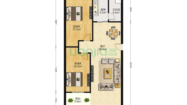 建设路23号二手房实景图