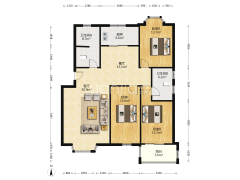 户型设计合理，南北通透，小区位置佳-涿州名流枫景洋房户型图