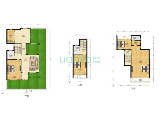 万科润园 4室2厅3卫 213平方