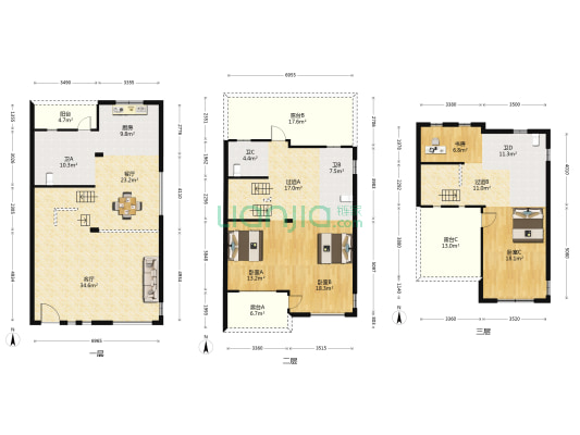 乾园 4室2厅4卫 307平方