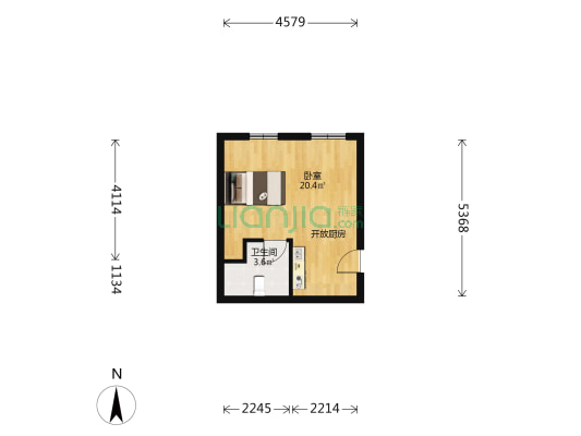 安化路323号 1室0厅1卫 31平方