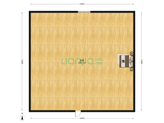 江城墅园 1室0厅0卫 164平方