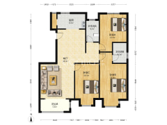 天地新城 3室2厅 南 北-涿州天地新城户型图
