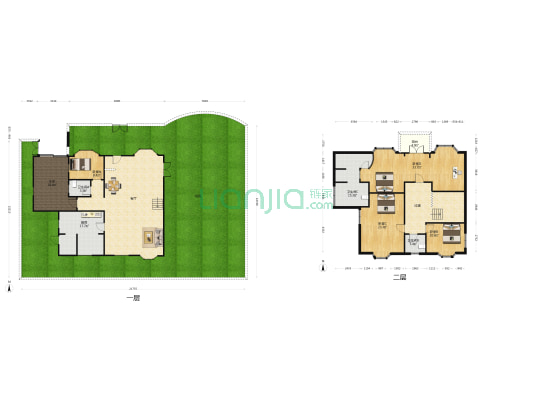 御花园 4室1厅3卫 241平方