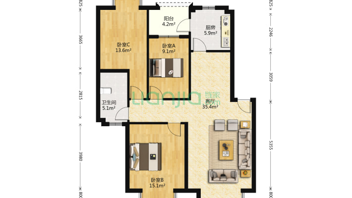 顺意院二手房实景图