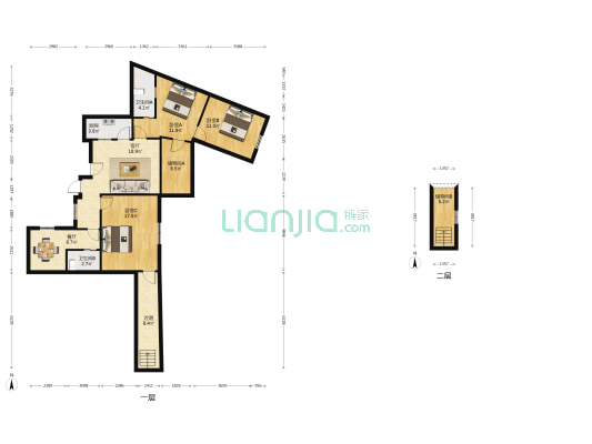 太平弄 3室2厅2卫 71平方
