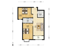 本房子在德信公园北侧 视野挺好的 全天采光不遮挡-涿州翡翠滨江户型图