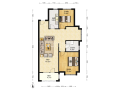 大社区 南北通透 好楼层 采光视野好-涿州桃源新都孔雀城户型图