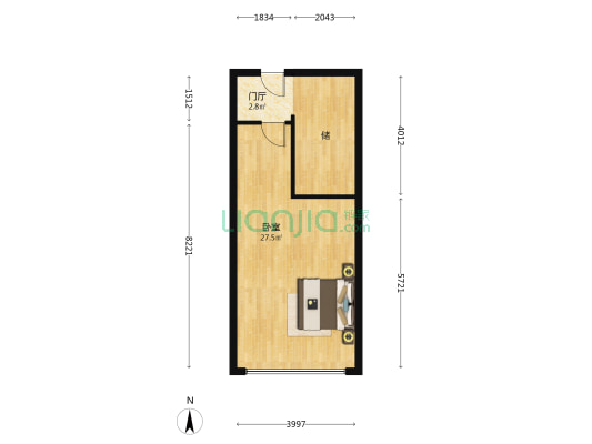仁和横琴国际中医药创新中心 1室0厅0卫 43平方