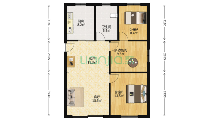 金田公寓二手房实景图