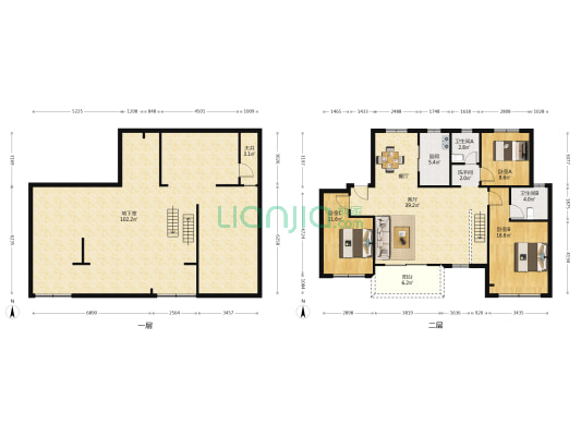 苏州金融小镇 3室1厅3卫 230平方
