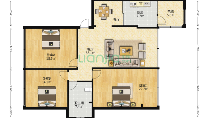 青年路313号二手房实景图