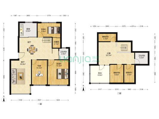 梅江东苑北区 3室1厅2卫 102平方