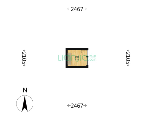 双五胡同 1室0厅0卫 7平方