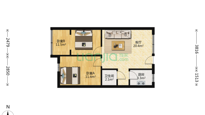 正大街小区二手房实景图