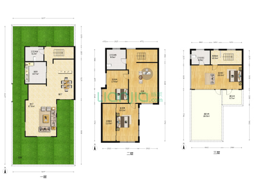 居礼苑(别墅) 4室1厅3卫 350平方
