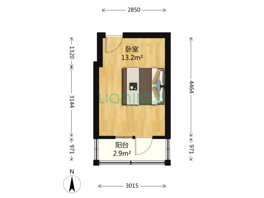 风华里 1室0厅0卫 14平方
