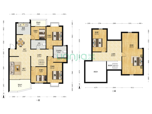 金典苑 6室2厅2卫 181平方