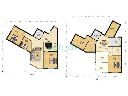 鹳山社区南门街 4室2厅2卫 145平方