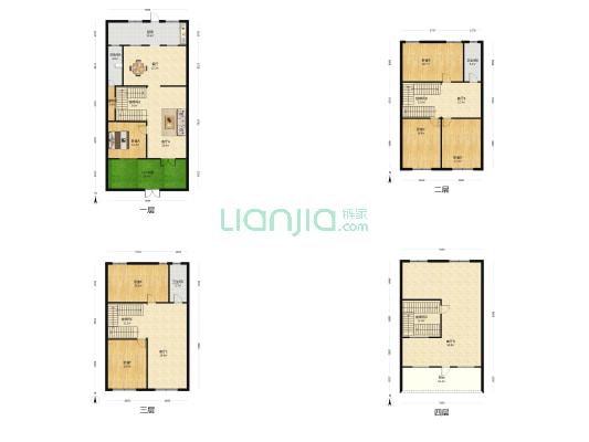 裕丰中阳新区 6室5厅3卫 286平方