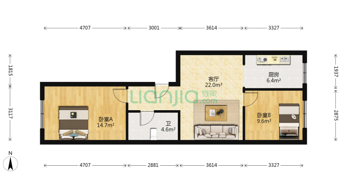 环贸公馆二手房实景图