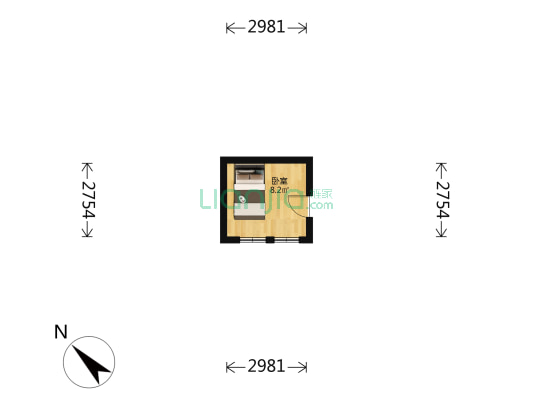增福里 1室0厅0卫 7平方