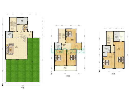万鸿别墅 5室2厅4卫 348平方