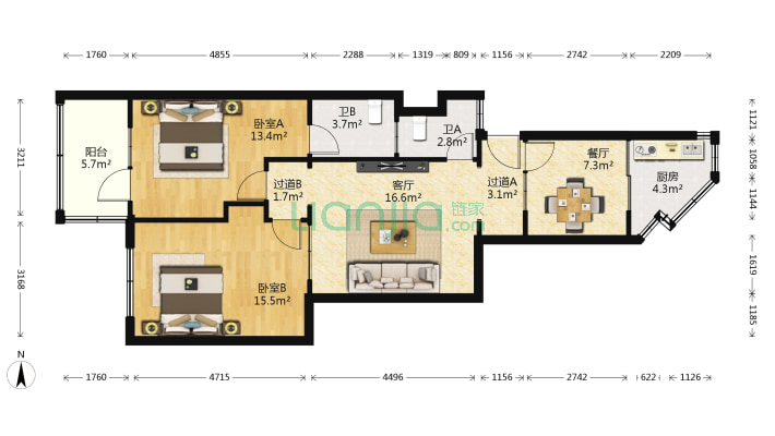 纬六路68-1号二手房实景图