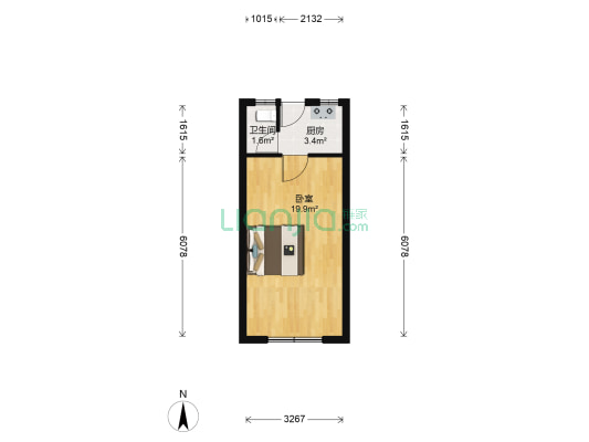 沪太路807弄 1室0厅1卫 35平方