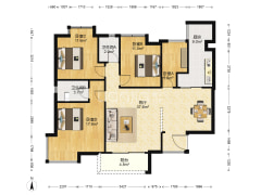 春风住家装修大四居  视野开阔 诚心出售-重庆春风与湖户型图