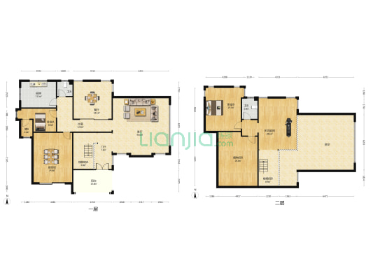 恒美村 3室2厅2卫 388平方