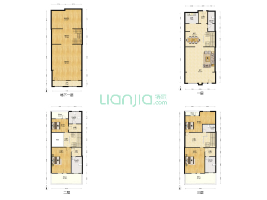潮白河孔雀城夏园 4室2厅5卫 289平方