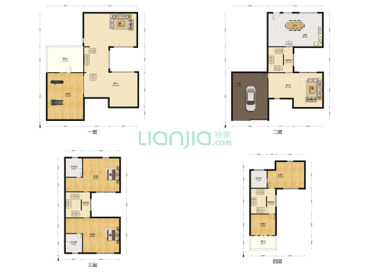御江南 4室2厅3卫 543平方