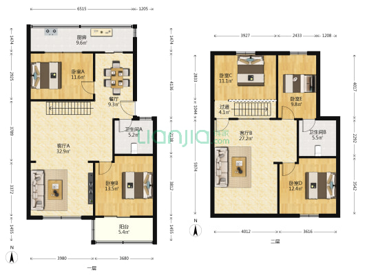 舜信苑 5室3厅2卫 159平方