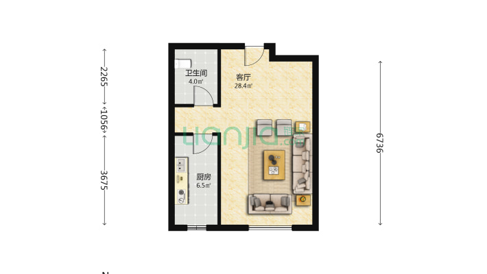 龙潭官邸二手房实景图