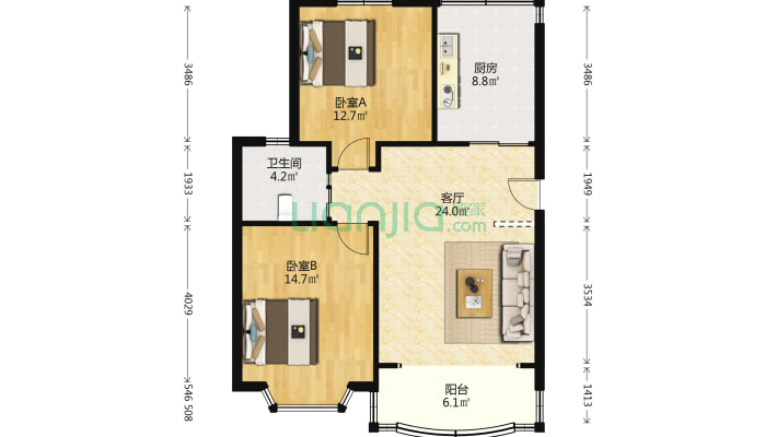 莲怡苑二手房实景图