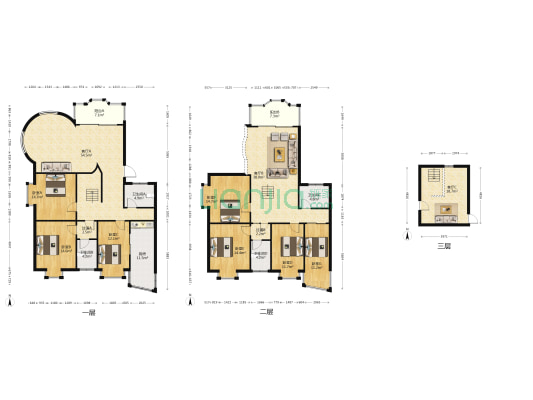 香江花园 7室3厅4卫 271平方