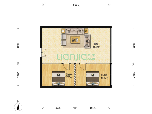 太湖明珠发展大厦 2室1厅0卫 112平方